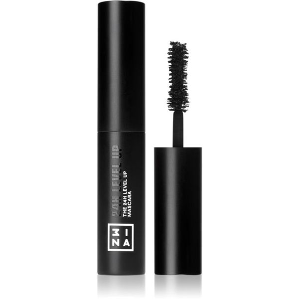 3INA 3INA The 24H Level Up Mascara Mini спирала с дълготраен ефект цвят 900 - Black 4,5 мл.
