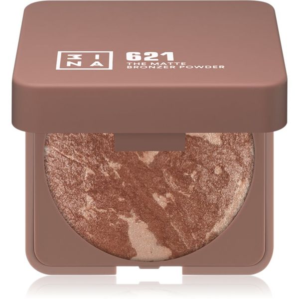 3INA 3INA The Bronzer Powder компактна бронзираща пудра цвят 621 Glow Sand 7 гр.