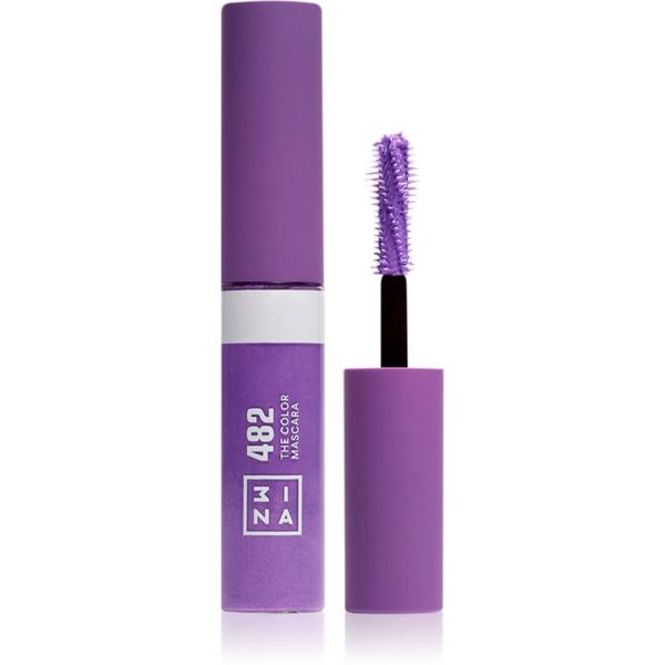 3INA 3INA The Color Mascara Mini спирала цвят 482 - Purple 5,5 мл.