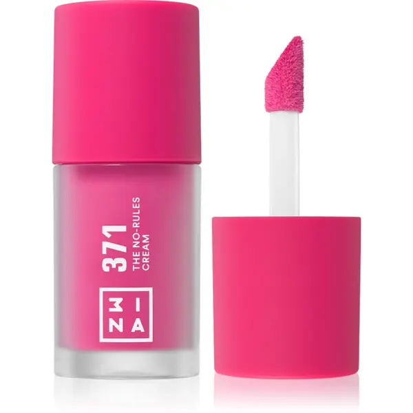 3INA 3INA The No-Rules Cream мултифункционален грим за очи, устни и лице цвят 371 - Electric hot pink 8 мл.
