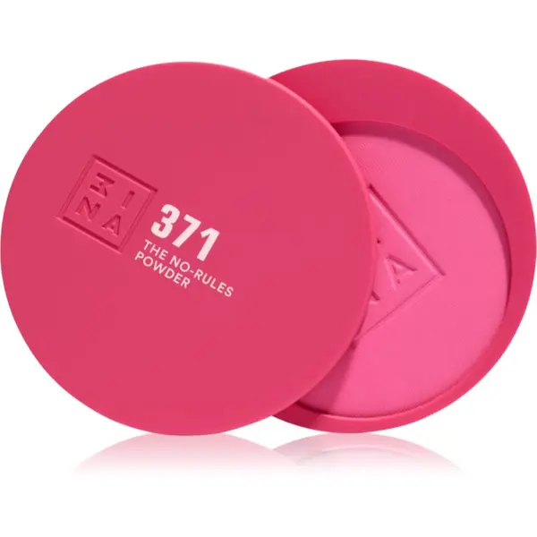 3INA 3INA The No-Rules Powder мултифункционален грим за очи, устни и лице цвят 371 - Electric pink, matte 8 гр.