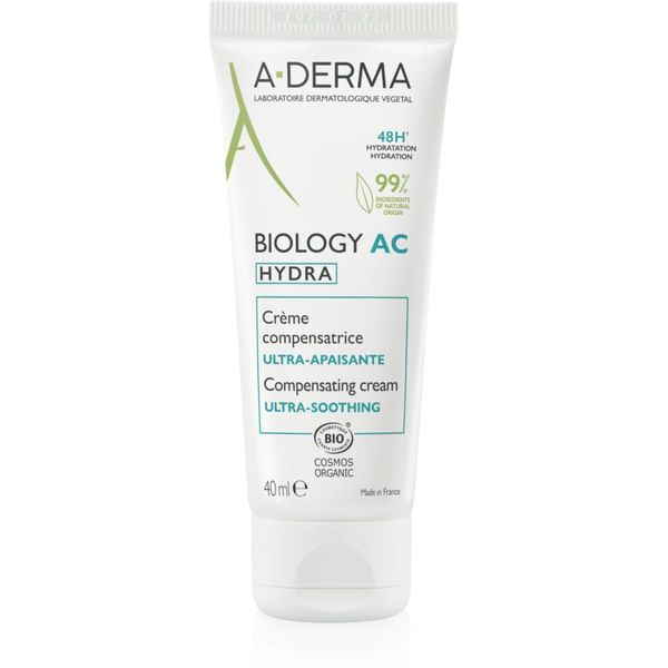 A-Derma A-Derma Biology хидратиращ и успокояващ крем с 48 часов ефект 40 мл.