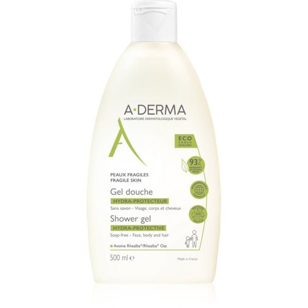 A-Derma A-Derma Hydra-Protective изключително нежен душ-гел за цялото семейство 500 мл.