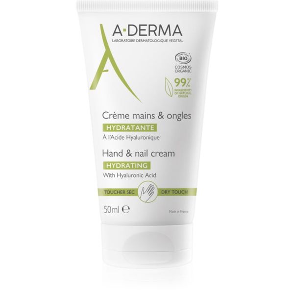 A-Derma A-Derma Original Care хидратиращ крем за ръце и нокти с хиалуронова киселина 50 мл.