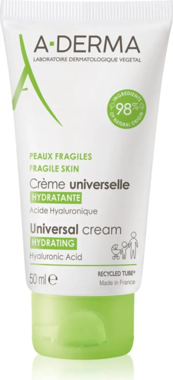 A-Derma A-Derma Universal Cream универсален крем с хиалуронова киселина 50 мл.