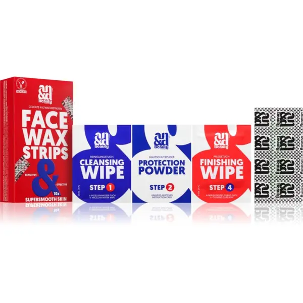 A.N.D. Beauty A.N.D. Beauty Wax Strips Face восъчни ленти за епилация за лице 10x2 бр.