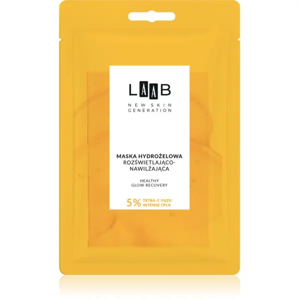 AA Cosmetics AA Cosmetics LAAB Tetra-C Yuzu хидрогелна маска за освежаване и хидратация 1 бр.