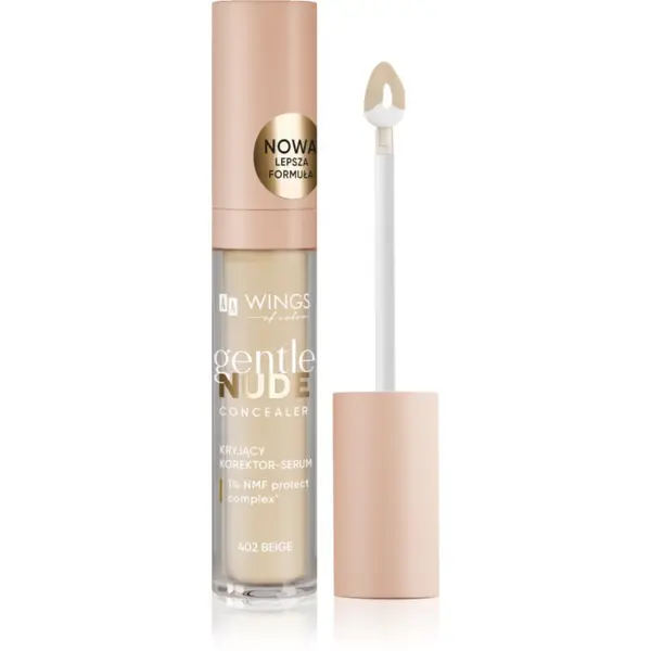 AA Wings of Color AA Wings of Color Gentle Nude Concealer течен коректор цвят 402 Beige 6.2 гр.