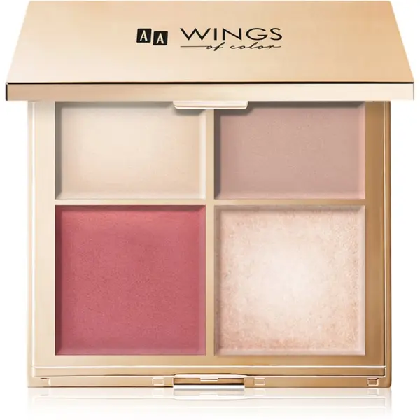 AA Wings of Color AA Wings of Color Star Secrets Gold Contour Palette контурираща палитра за лице 5 гр.