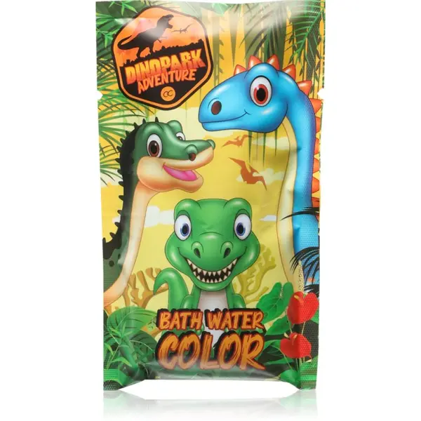 Accentra Accentra DINOPARK ADVENTURE добавка за баня с променящ се цвят за деца 80 гр.