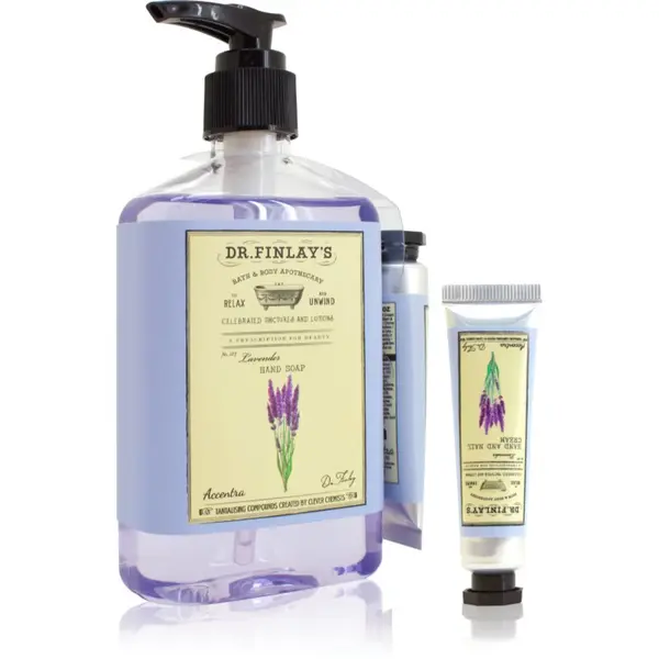 Accentra Accentra Dr. Finlay´s Set подаръчен комплект за ръце с аромат Lavender 2 бр.