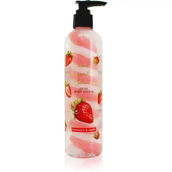 Accentra Accentra Essential Botanicals Body Lotion тоалетно мляко за тяло с аромат Strawberry & Vanilla 300 мл.