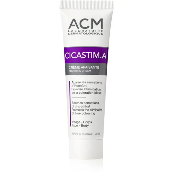 ACM ACM Cicastim A Soothing Cream подхранващ успокояващ крем против синини и натъртвания 20 мл.