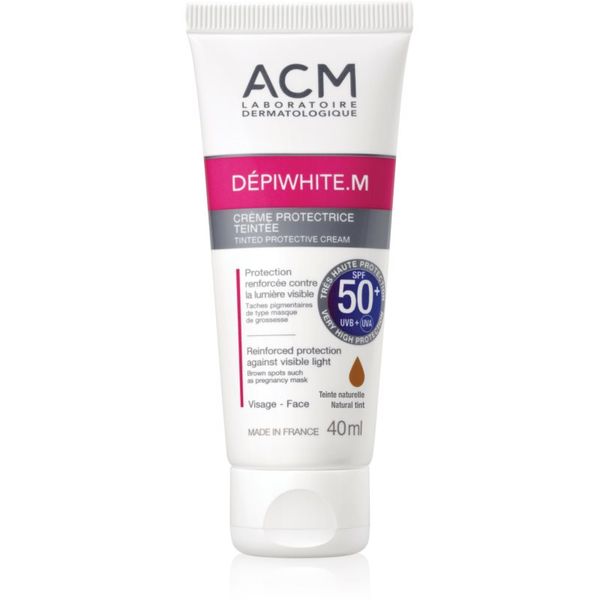 ACM ACM Dépiwhite M тониращ защитен крем SPF 50+ Natural Tint 40 мл.