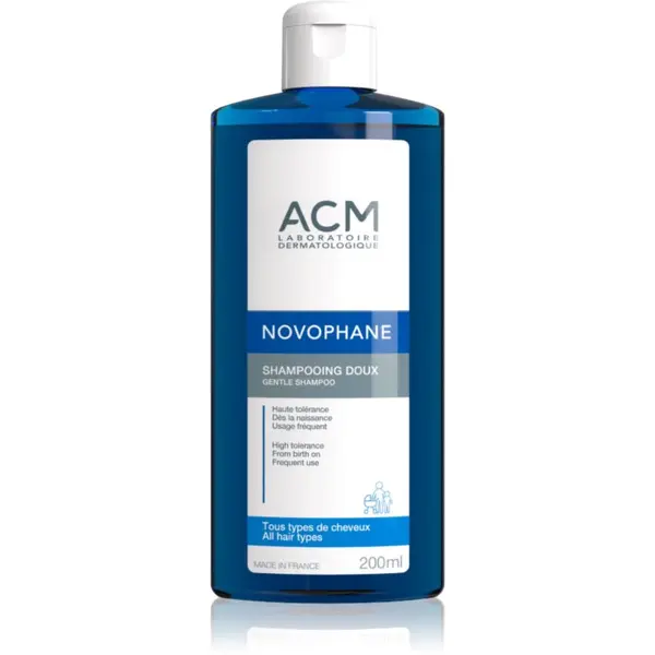 ACM ACM Novophane Gentle Shampoo изключително нежен шампоан за всички видове коса 200 мл.