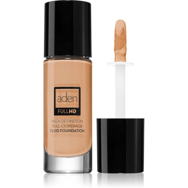 Aden Cosmetics Aden Cosmetics Full HD Fluid Foundation дълготраен течен фон дьо тен цвят 04 Natural 20 мл.