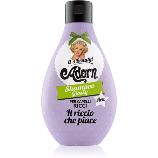 Adorn Adorn Glossy Shampoo шампоан за къдрава и чуплива коса за блясък на къдрава и чуплива коса Shampoo Glossy 250 мл.