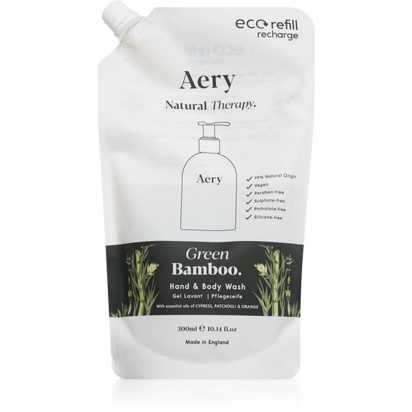 Aery Aery Botanical Green Bamboo течен сапун за ръце и тяло резервен пълнител 300 мл.