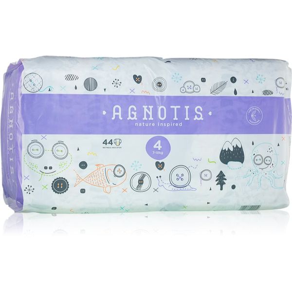 Agnotis Agnotis Baby Diapers No 4 еднократни пелени 7-18 kg 44 бр.