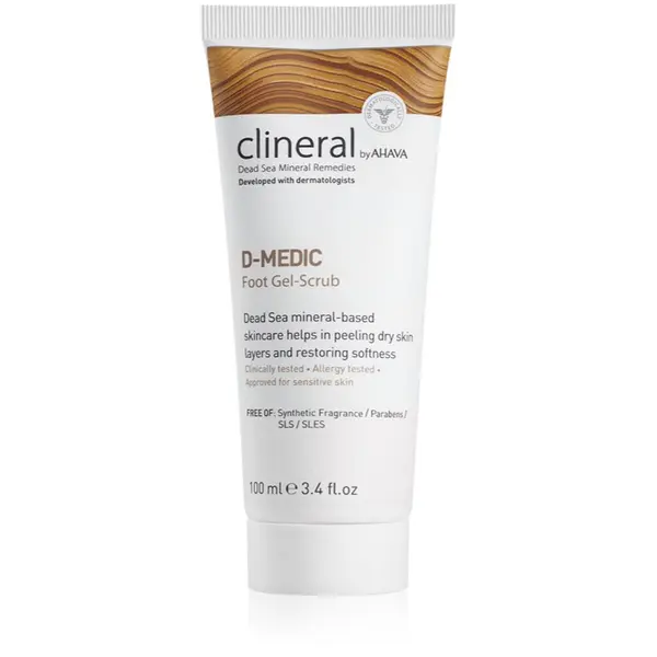 Ahava AHAVA Clineral D-MEDIC нежен гел-пилинг за крака 100 мл.