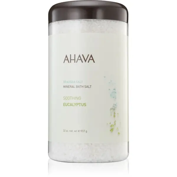 Ahava AHAVA Dead Sea Salt Soothing Eucalyptus минерална сол от Мъртво море за баня 907 гр.