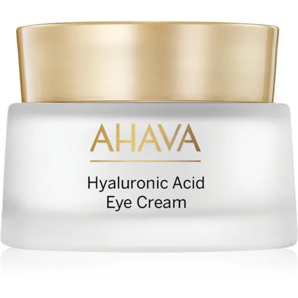 Ahava AHAVA Hyaluronic Acid Eye Cream притивобръчков крем за околоочната зона, намаляващ отоците и черните кръгове 15 мл.