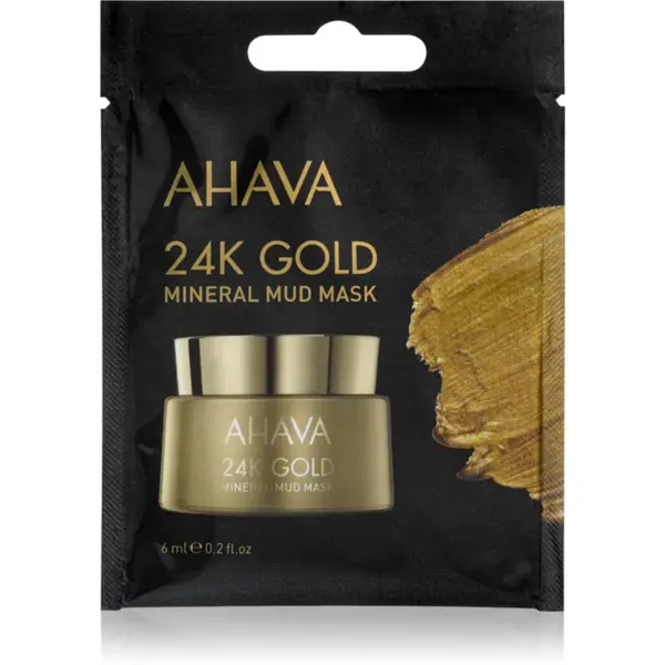 Ahava Ahava Mineral Mud 24K Gold минерална маска с кал с 24 каратово злато 6 мл.