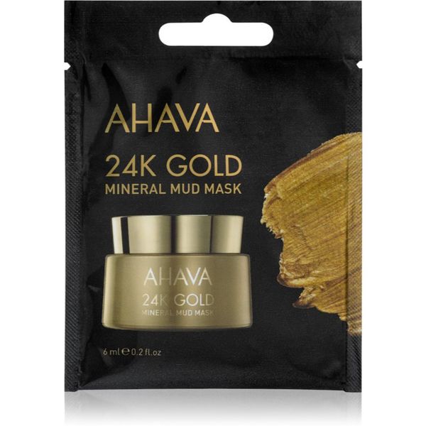 Ahava Ahava Mineral Mud 24K Gold минерална маска с кал с 24 каратово злато 6 мл.