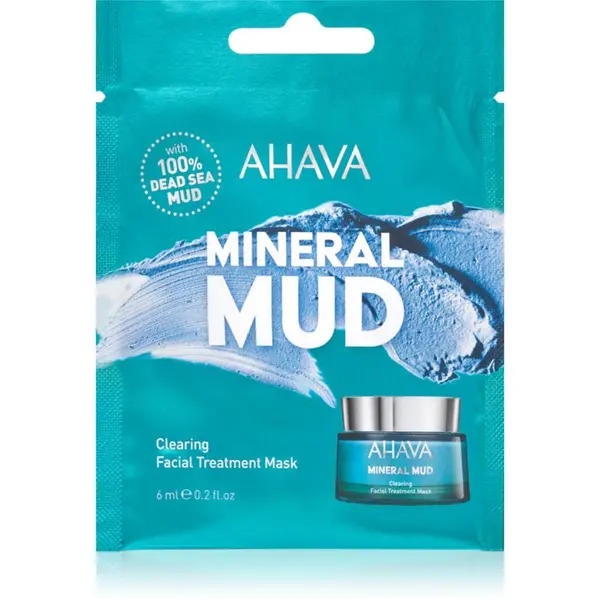 Ahava AHAVA Mineral Mud почистваща маска с кал за мазна и проблемна кожа 6 мл.