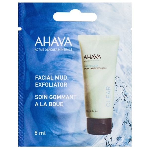 Ahava AHAVA Time To Clear пилинг маска за лице с кал 8 мл.