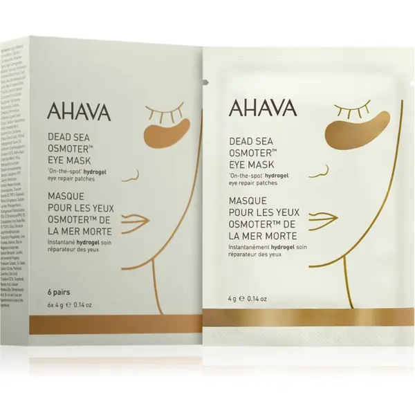 Ahava AHAVA Youth Boosters Osmoter™ хидрогелова маска за зоната около очите за освежаване и хидратация 6x4 гр.