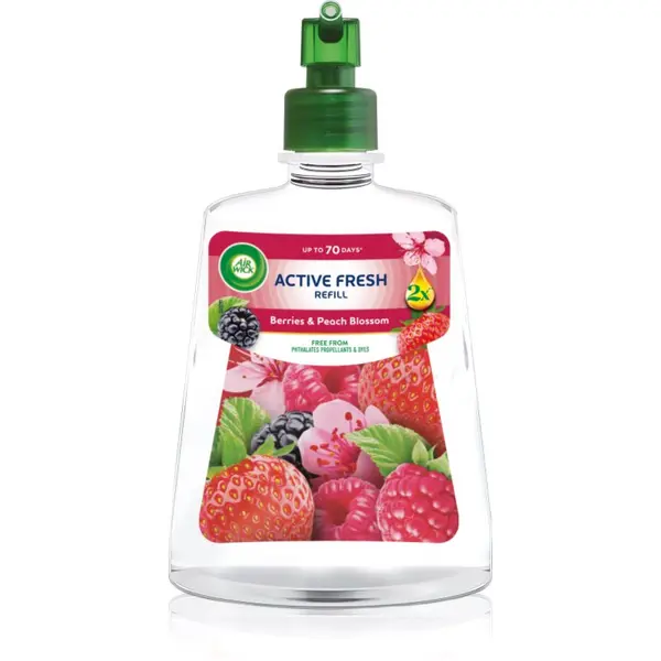 Air Wick Air Wick Active Fresh Berries & Peach Blossom ароматизатор за въздух пълнител 228 мл.