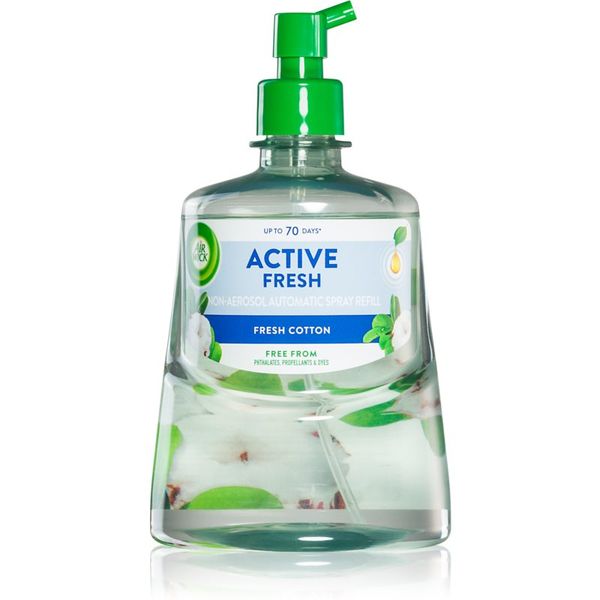 Air Wick Air Wick Active Fresh Fresh Cotton ароматизатор за въздух пълнител 228 мл.