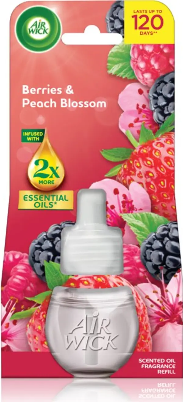 Air Wick Air Wick Berries & Peach Blossom пълнител за електрически дифузер 19 мл.