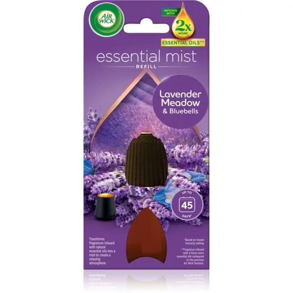 Air Wick Air Wick Essential Mist Lavender Meadow & Bluebells пълнител за арома дифузери 20 мл.