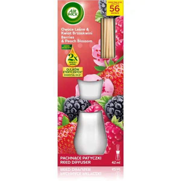 Air Wick Air Wick Essential Oils Berries & Peach Blossom арома-дифузер 42 мл.