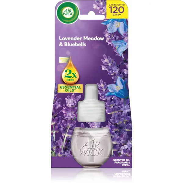 Air Wick Air Wick Essential Oils Lavender Meadow & Bluebells пълнител за електрически дифузер 19 мл.