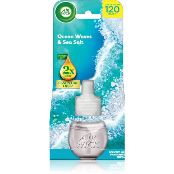 Air Wick Air Wick Essential Oils Ocean Wawes & Sea Salt пълнител за електрически дифузер 19 мл.
