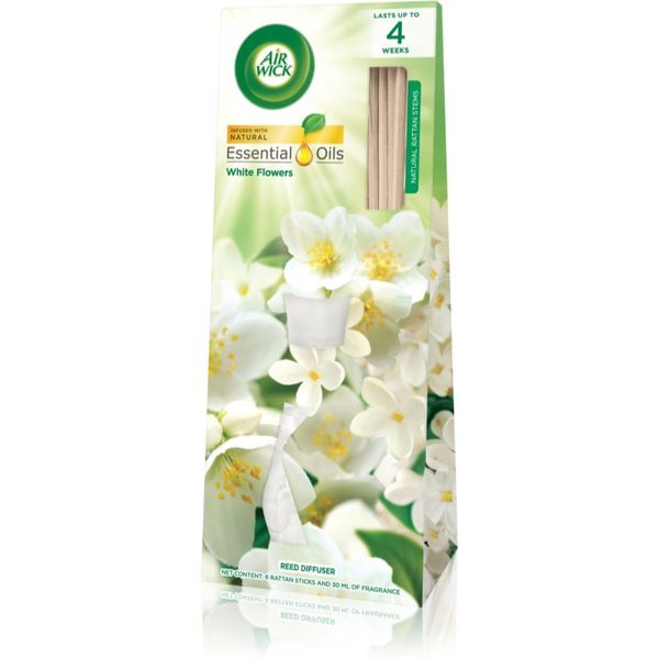 Air Wick Air Wick Essential Oils White Flowers aроматизиращ дифузер с пълнител 30 мл.