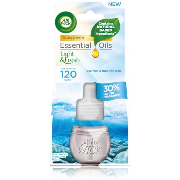 Air Wick Air Wick Light & Fresh Sea Mist & Blue Minerals пълнител за арома дифузери 19 мл.