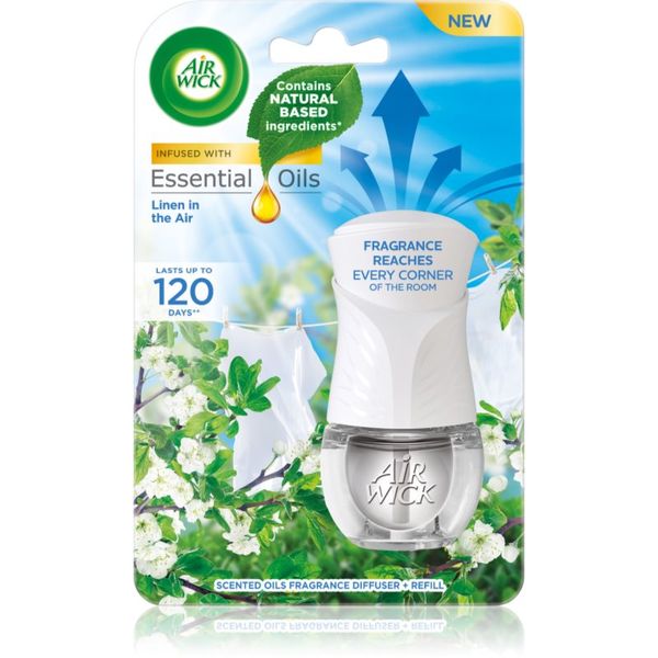 Air Wick Air Wick Linen in the Air Electric електрически уред за освежаване на въздуха с пълнител 19 мл.