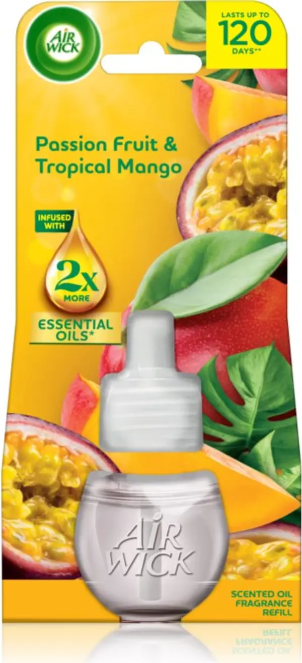 Air Wick Air Wick Passion Fruit & Tropical Mango пълнител за електрически дифузер 19 мл.