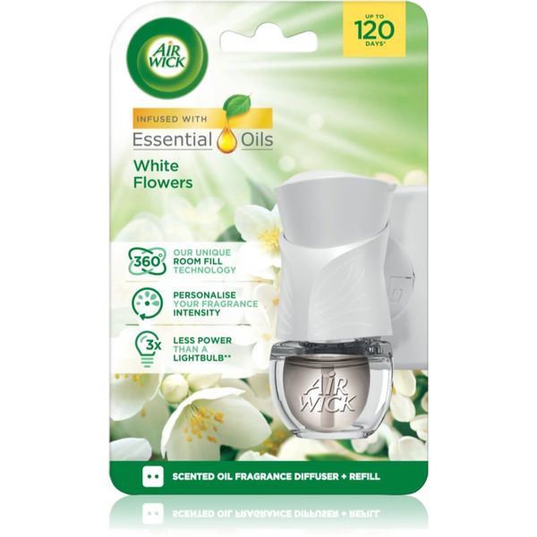 Air Wick Air Wick White Flowers Electric пълнител за електрически дифузер 19 мл.