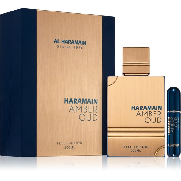 Al Haramain Al Haramain Amber Oud Bleu Edition подаръчен комплект унисекс 200 мл.