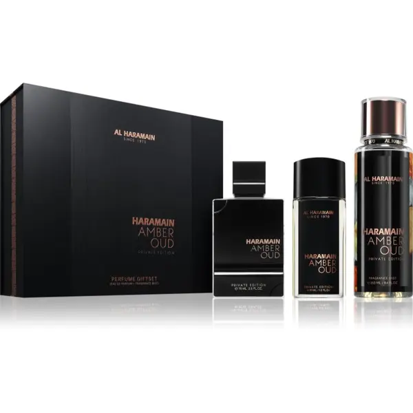 Al Haramain Al Haramain Amber Oud Private Edition подаръчен комплект унисекс 1 бр.