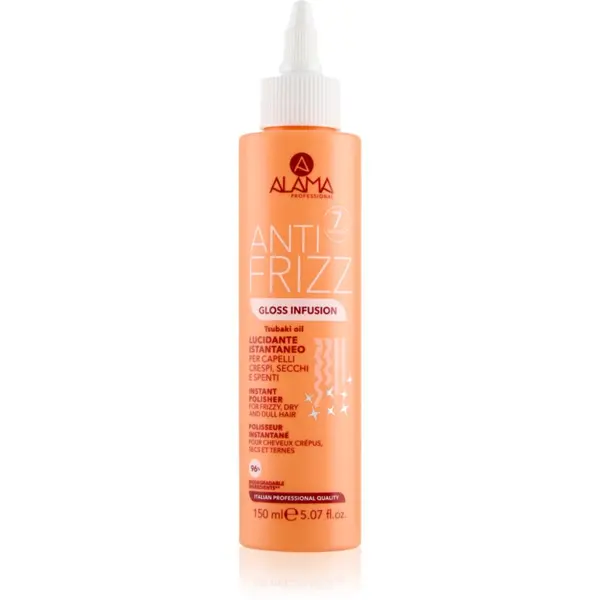 Alama Professional Alama Professional Anti Frizz Gloss Infusion серум без отмиване за блясък и мекота на косата 150 мл.