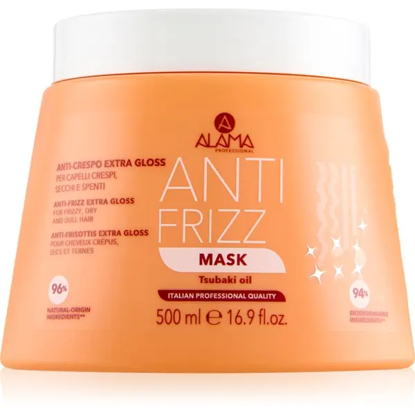 Alama Professional Alama Professional Anti Frizz Gloss Mask маска против цъфтене 500 мл.