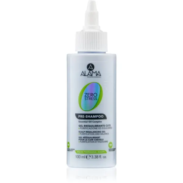 Alama Professional Alama Professional Zero Stress Detox Pre-Shampoo грижа за използване преди нанасянето на шампоан за детоксикация 100 мл.