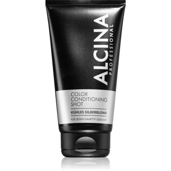 Alcina Alcina Color Conditioning Shot Silver тониращ балсам за подчертаване на цвета на косата цвят Cold Silver Blond 150 мл.