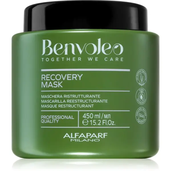 Alfaparf Milano Alfaparf Milano Benvoleo Recovery интензивна регенерираща маска за увредена коса 450 мл.